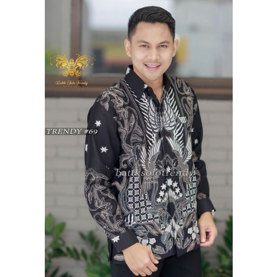 TRENDY 69 NEW KEMEJA BATIK / BAJU BATIK LENGAN PANJANG KAIN HALUS MURAH LAPIS FURING