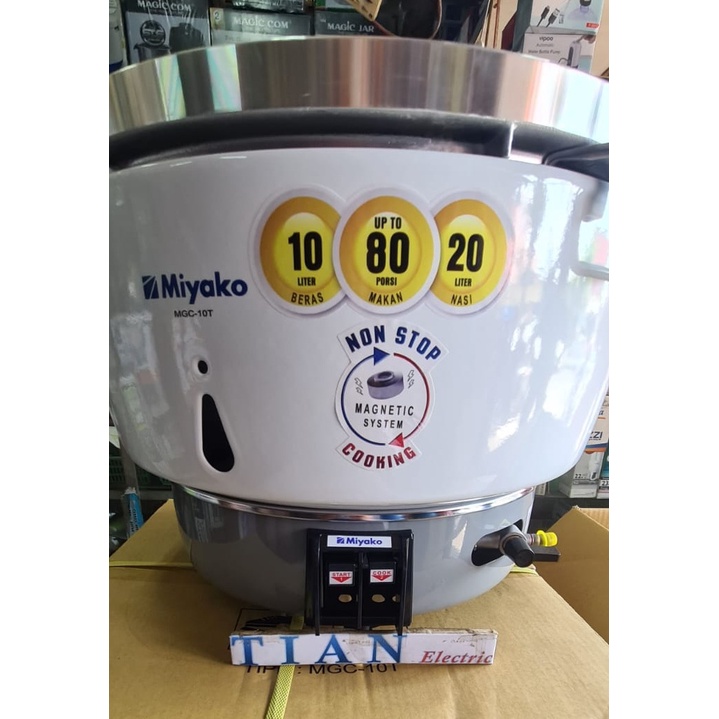 MIYAKO MGC-10T Gas Rice Cooker 10 Liter