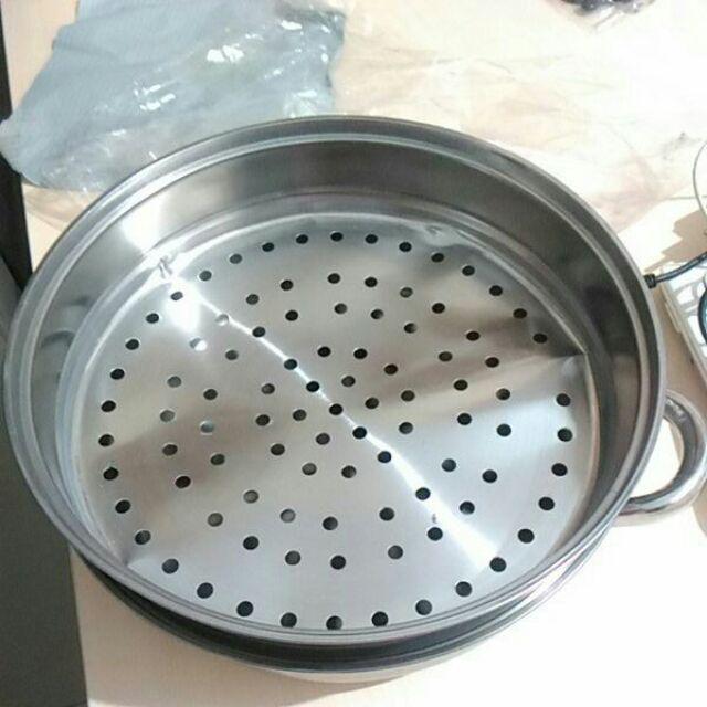 Dandang Steamer Panci Kukus Stainless Steel 28-steamer Pan