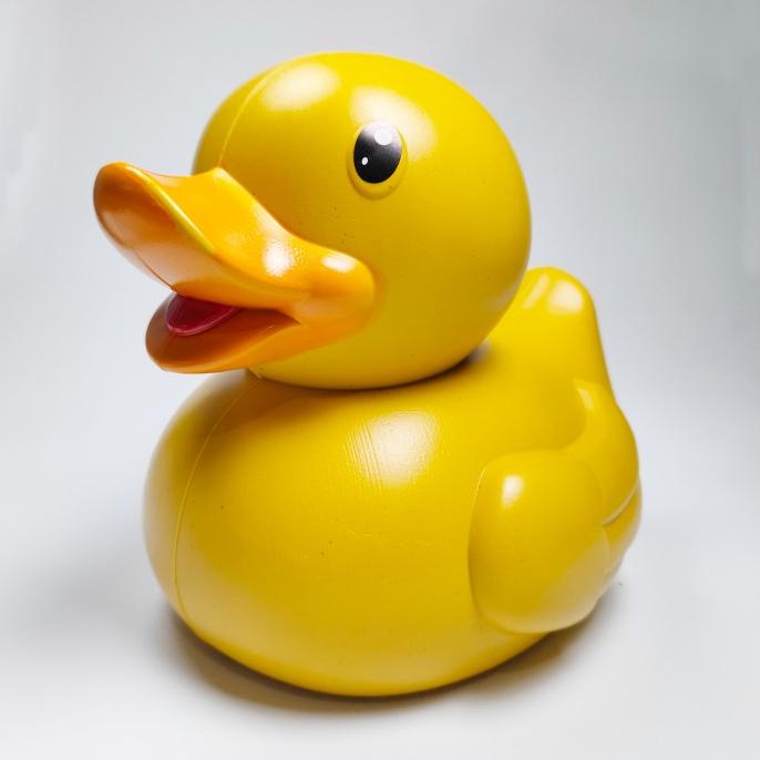 >>>>>] Celengan Anak Plastik Tebal Karakter Kartun Lucu Ayam Bebek Kecil Unik