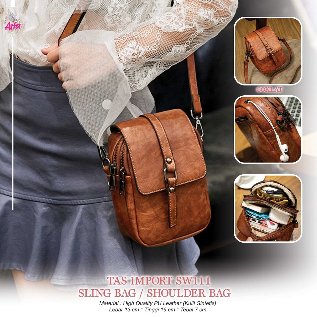 ASTA SW111 TAS IMPORT / SLING BAG / SHOULDER BAG