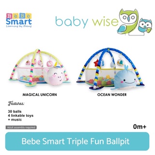 Bebe Smart Triple Fun Ball Pit Shopee Indonesia