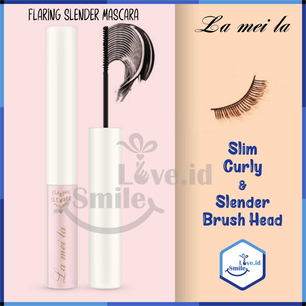 LAMEILA Mascara 3D Lash Long Wearing Formula - Long and Curly Maskara - Black and Brown L27