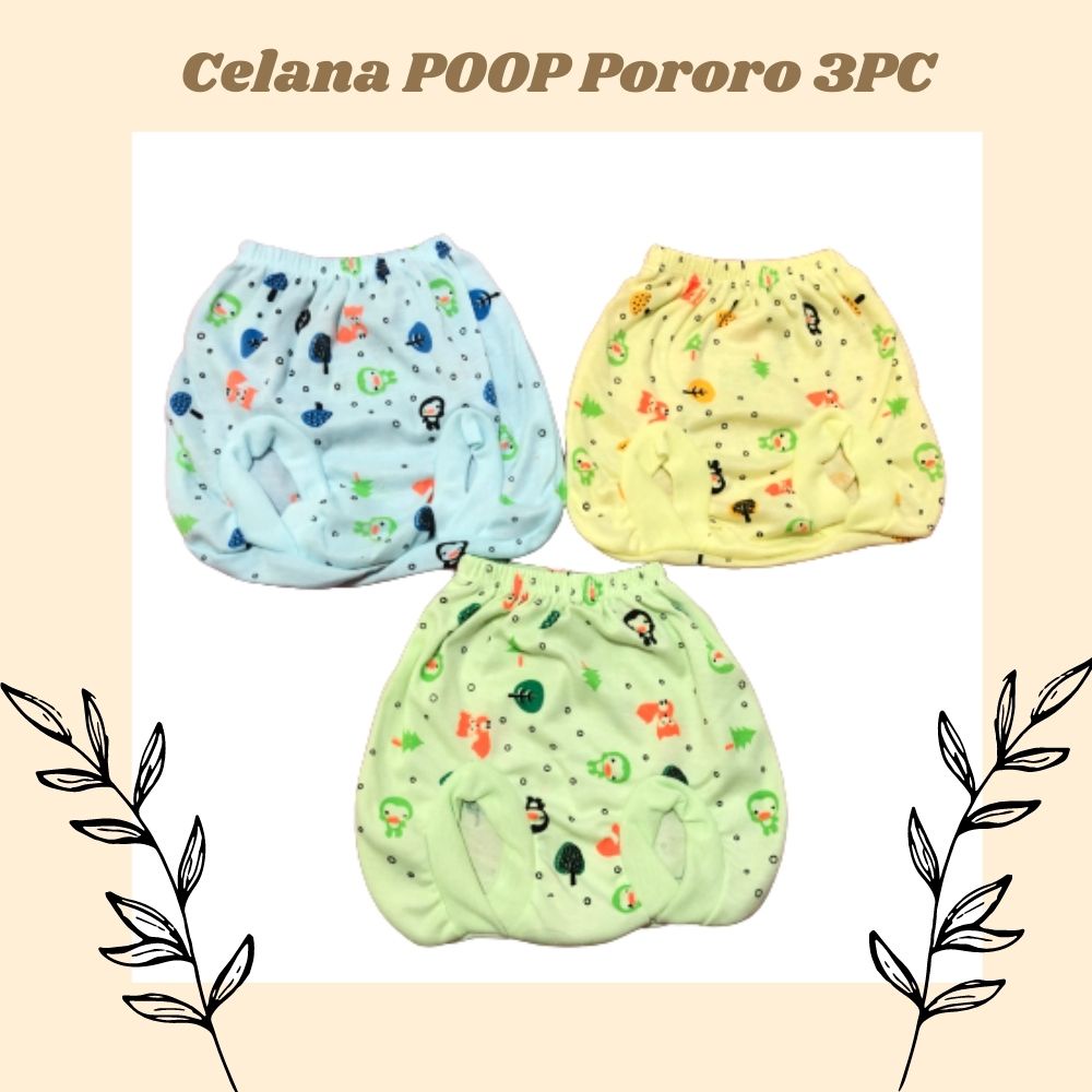 CELANA BAYI POOP MOTIF PORORO TERMURAH DAN TERLARIS