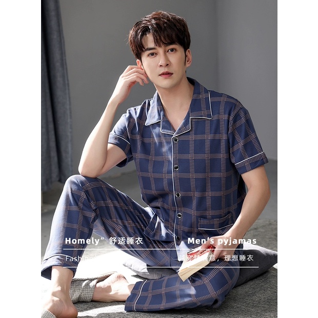 Setelan Piyama baju tidur Pria Cp|piyama pria dewasa|import|koreanstyle