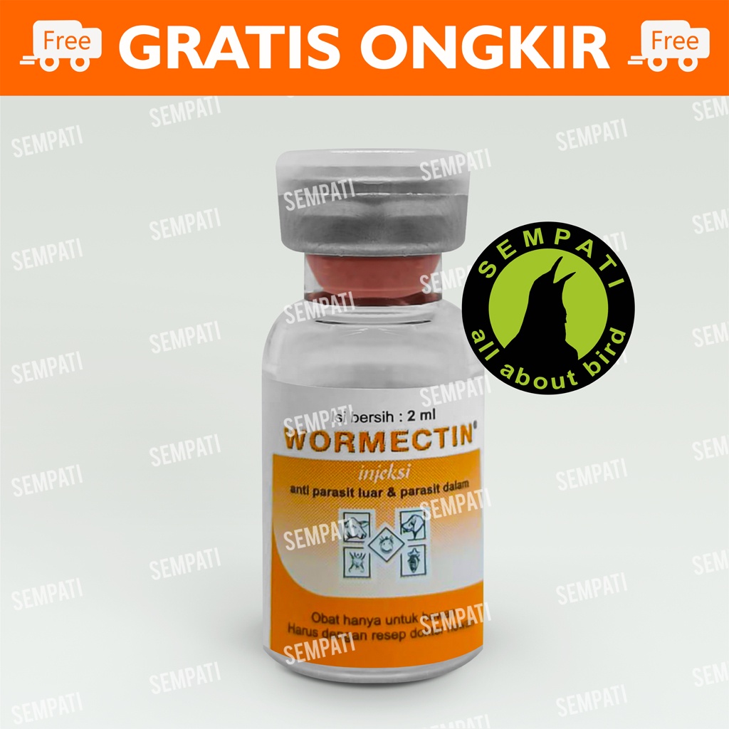 Wormectin 2 Ml Medion Obat Scabies Cacing Kutu Kucing Anjing Burung Kelinci Anti Parasit Luar Dalam 2ml Medion Wormectin Obat Anti Jamur Gudik Domba Sapi Kambing Babi dll