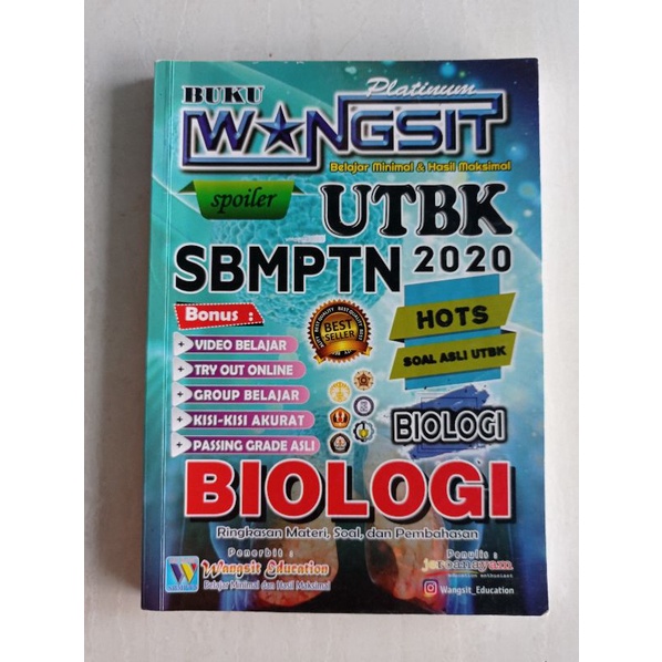 

PRELOVED BUKU WANGSIT PLATINUM BIOLOGI ORI