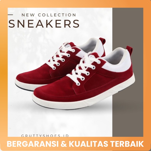 Grutty Chile Sepatu Pria Sneakers Pria Kasual Trendy Terbaru Original Nyaman Dipakai Sepatu Sekolah