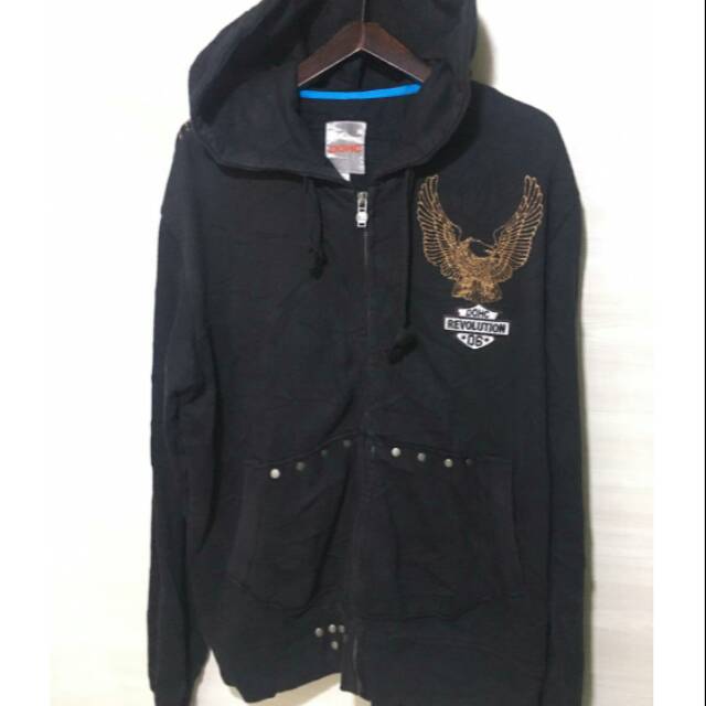 SWEATER HOODIE ZIP DOHC PRELOVED SECOND MURAH