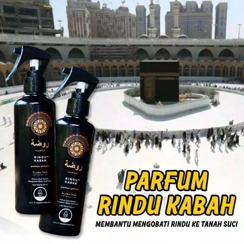 Parfum Rindu kabah kemasan botol 250 ml