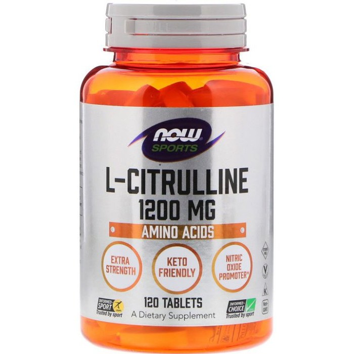 Now Food L-Citrulline Now Citrulline 1200mg (120 Tabs) ORI USA