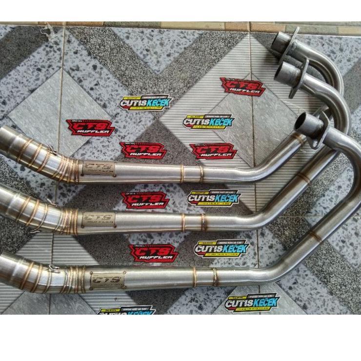 ((TERLARIS)) LEHER ORI CTS MUFFLER PNP CB GL MP TIGER