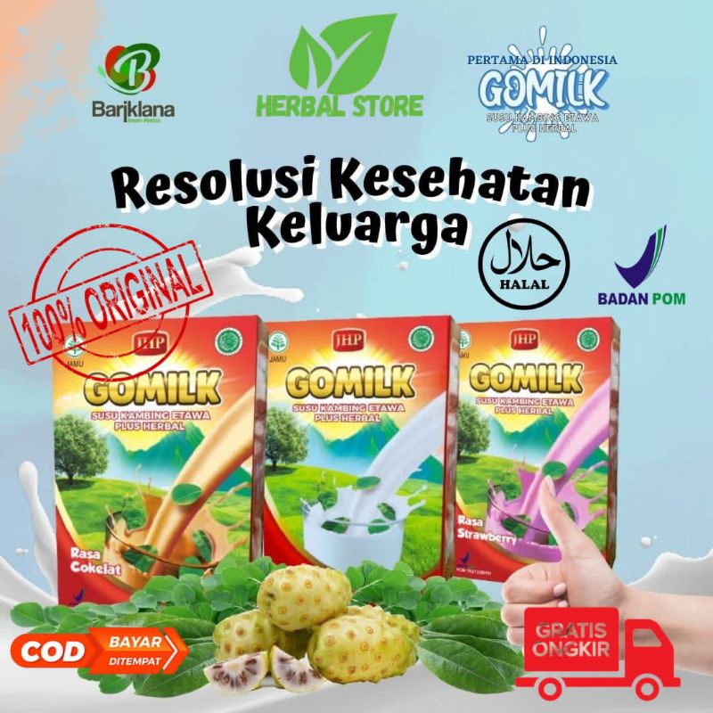 

GOMILK Susu Kambing Etawa plus Herbal