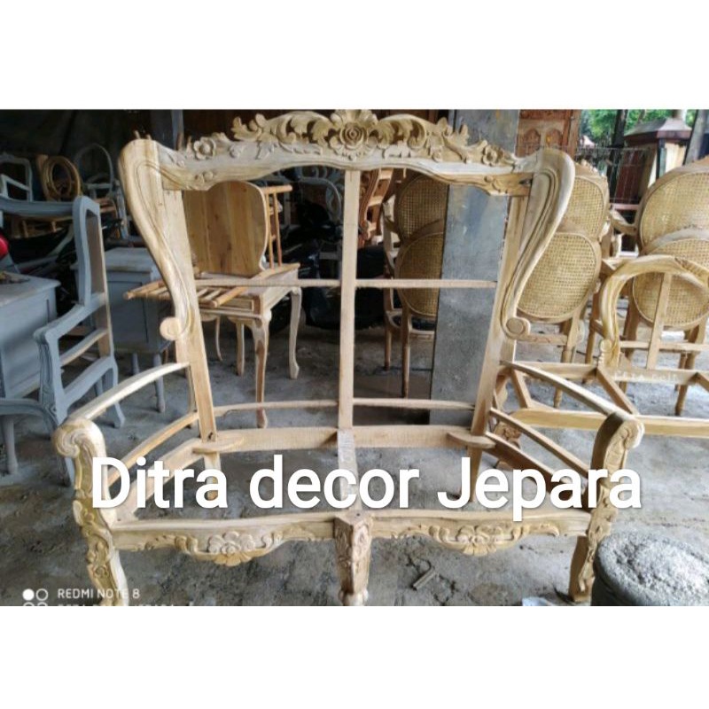 rangka kursi syahrini jati / kursi syahrini jati / kursi manten syahrini / kursi pelaminan syahrini