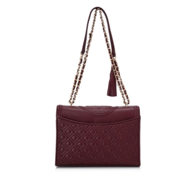 Tory Burch Fleming Convertible 21&amp;27 - Imperial Garnet