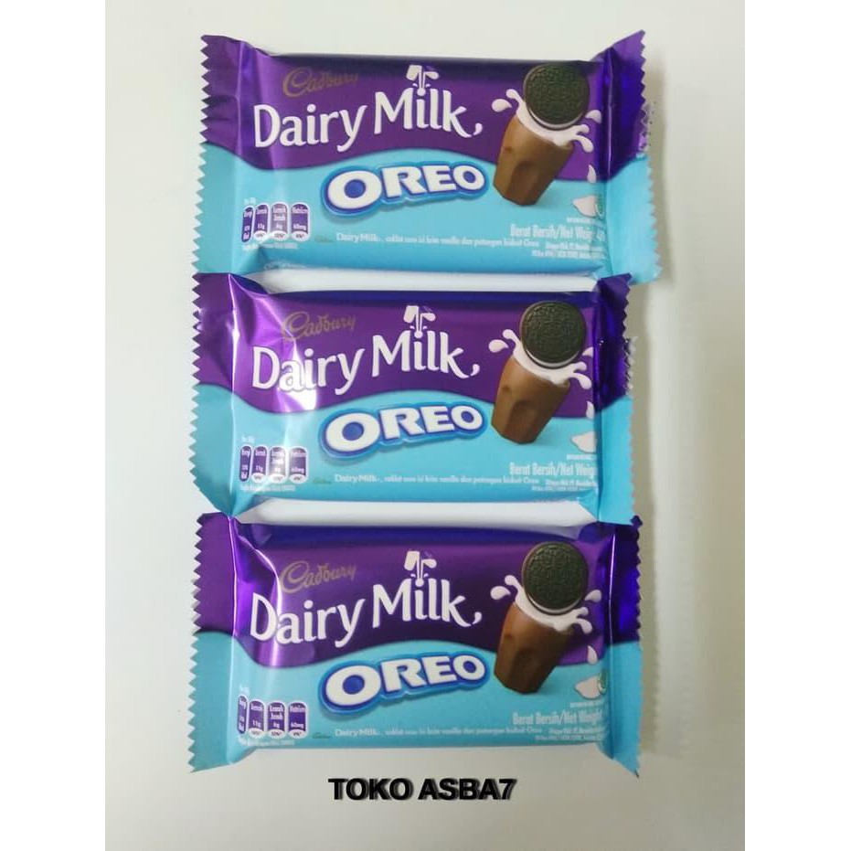 

Catbury Dairy Milk Oreo/ Coklat Susu 40G