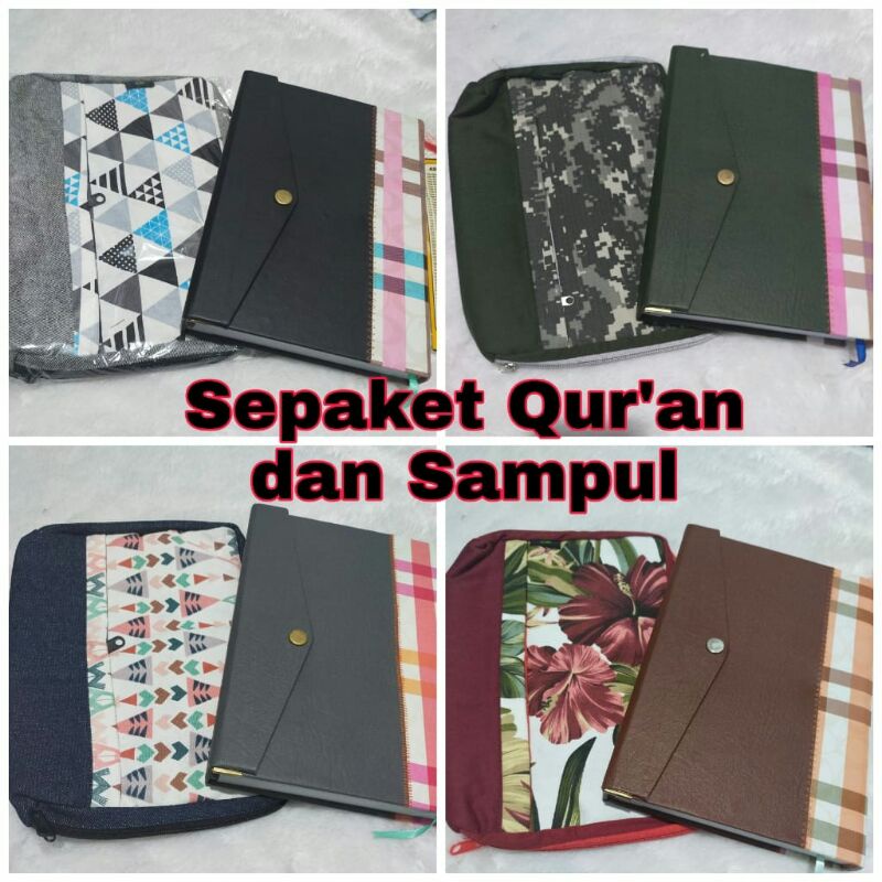ALQURAN/SAMPUL/BUKU/SEPAKET/MAKNA/UKURAN BESAR/JOKAM
