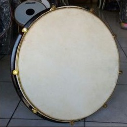 Bas Hadroh Bas Banjari Kulit Stel Bass Ring 50cm
