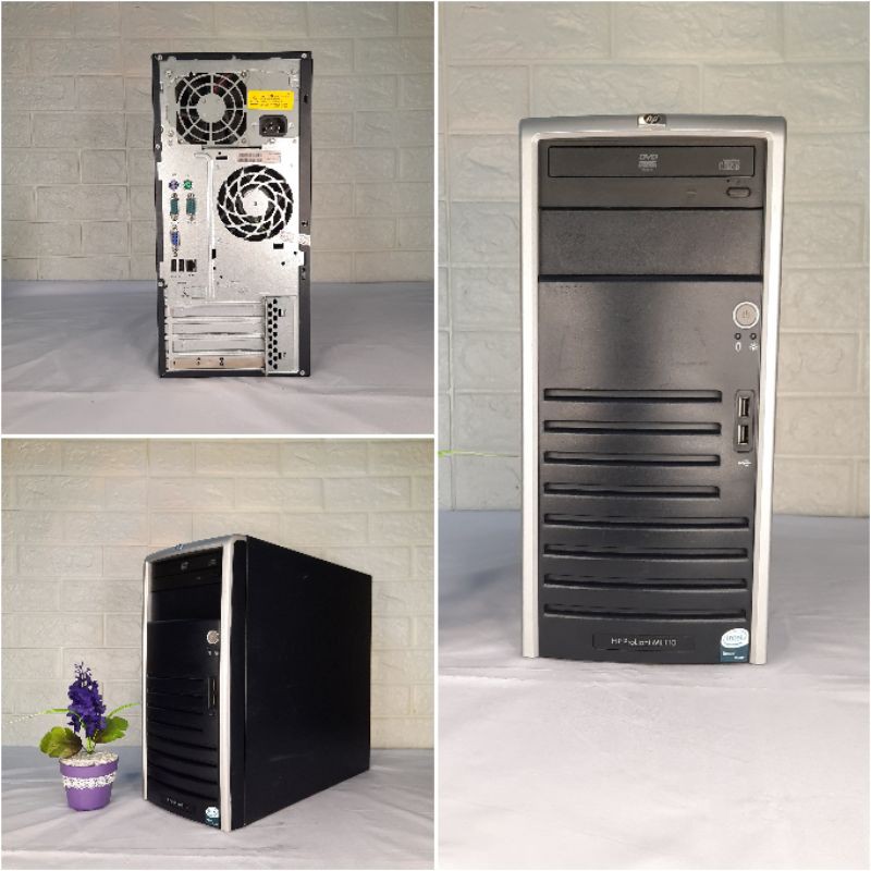 READY PC SERVER TOWER HP PROLIANT ML110 G4 INTEL XEON 3040 RAM 4GB TERMURAH BERGARANSI