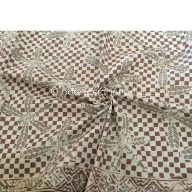 Batik cap indigoan