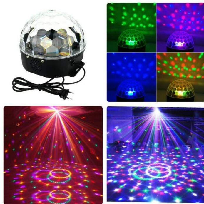 RGB Lampu Disco Crystal MagcibBall LED 20watt