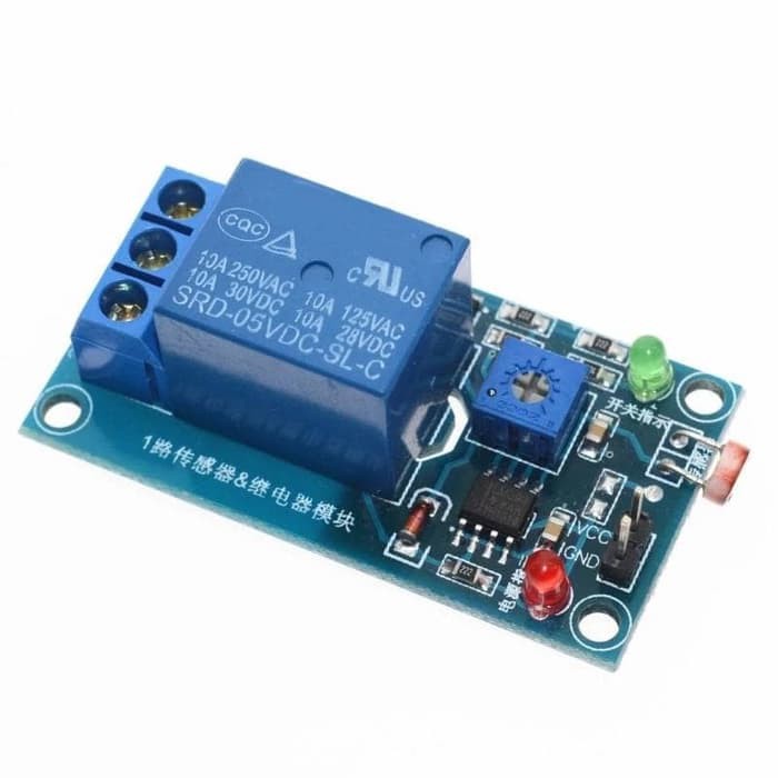Sensor Lampu Otomatis Deteksi Cahaya Module Relay Sensor Ldr Relay 5V