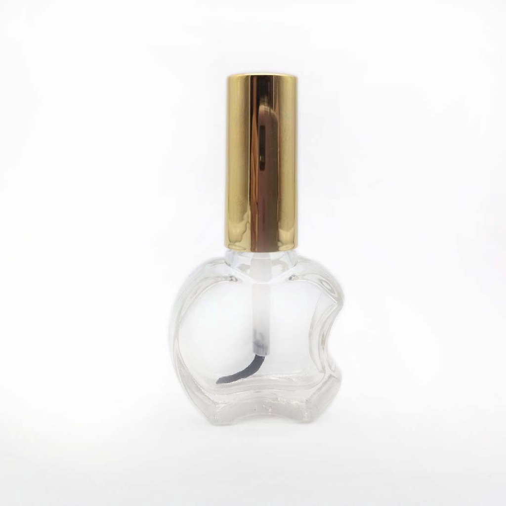 BOTOL KUTEK HENNA 10ML CAT KUKU NAIL POLISH LIPTINT LIPGLOSS APPLE APEL TUTUP GOLD
