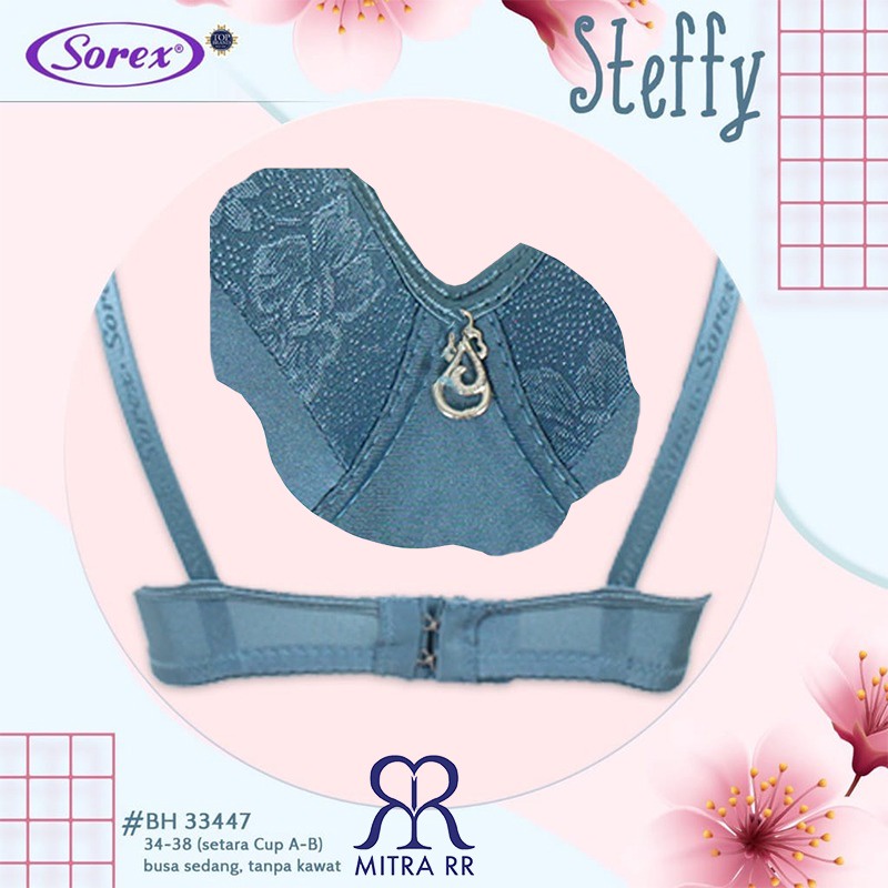 BH Sorex 33447 Bra Busa Harian Tanpa Kawat Cup A B