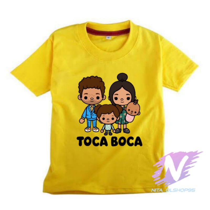 kaos toca boca world baju kaos anak toca world life anak