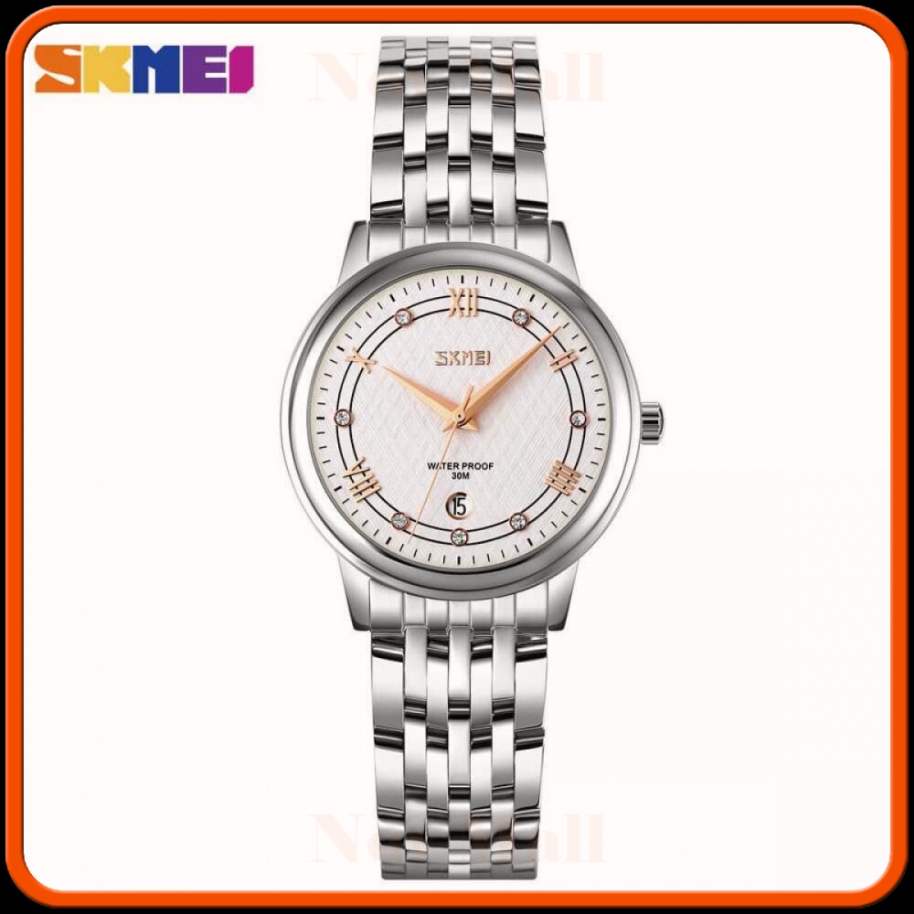 SKMEI Jam Tangan Analog Wanita Strap Stainless Steel - 9272