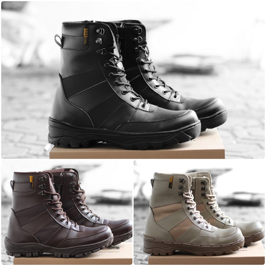 Sepatu Safety King's NINJA - Sepatu Boots Safety Ujung Besi Shoes Kings / Sepatu PDL Pria