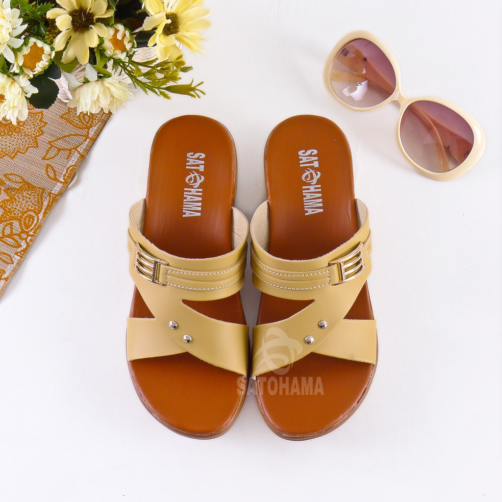 Satohama Sandal Wanita Wedges MK-09 Sandal Terlaris Sandal Murah Sandal Keren