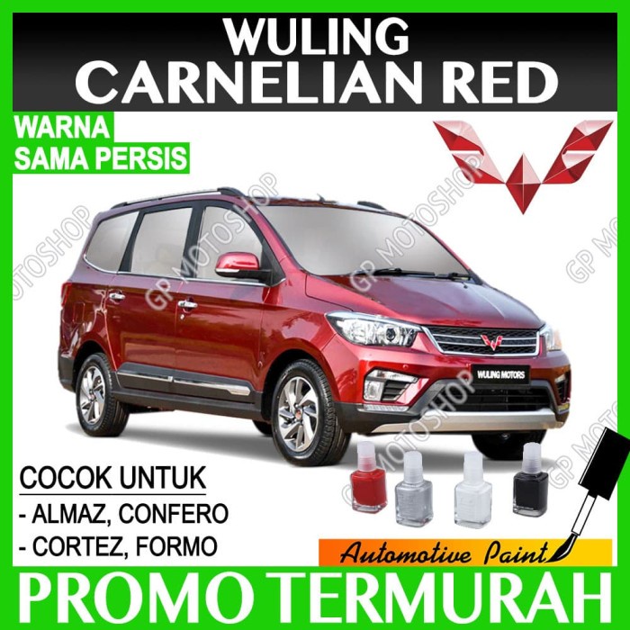 Penghilang Baret Mobil Cat Oles Wuling Carnelian Red Merah Metalik
