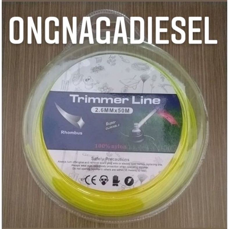 TRIMMER LINE SENAR POTONG RUMPUT 50MM