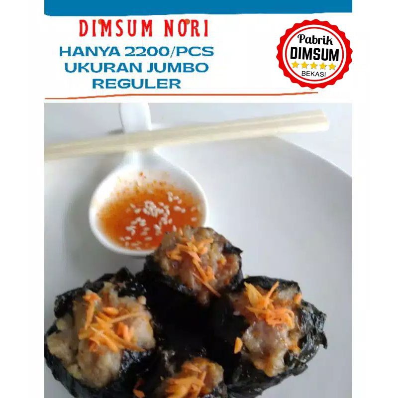 

DIMSUM AYAM NORI ISI 25 FROZEN + SAOS