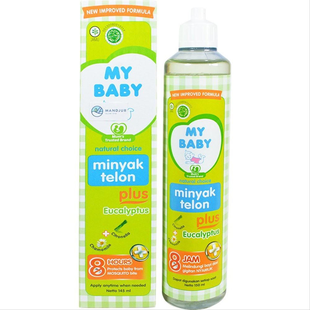 MY BABY MINYAK TELON PLUS minyak massage pijat bayi meredakan perut kembung