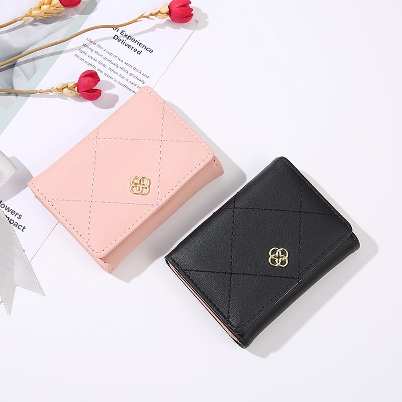 ASIN829 Dompet Lipat Wanita Impor Wanita Terlipat Dompet Mini D234 Dompet mini portabel dompet wanita impor berkualitas tinggi dompet mini wanita murah