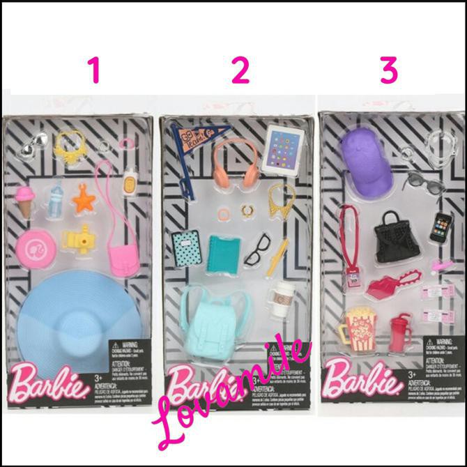 Jual BARBIE ACCESSORIES PACK ORIGINAL MATTEL ASESORIS ACCESSORY FASHION ...