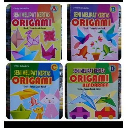 buku seni melipat kertas origami