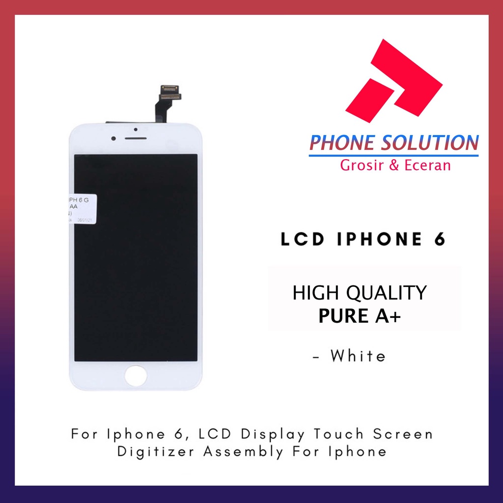 LCD Iphone 6 Fullset Touchscreen Original 100% // Supplier LCD Iph - Garansi 1 Bulan