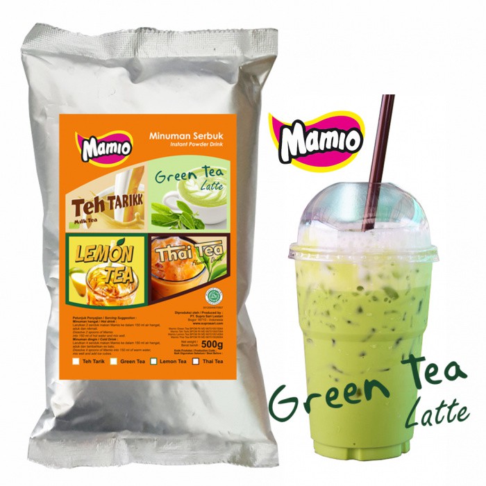 

Minuman Bubuk Instant Green Tea Latte 500 gram