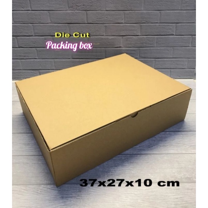 

kardus uk,37x27x10 cm box/karton die cut untuk packing dll