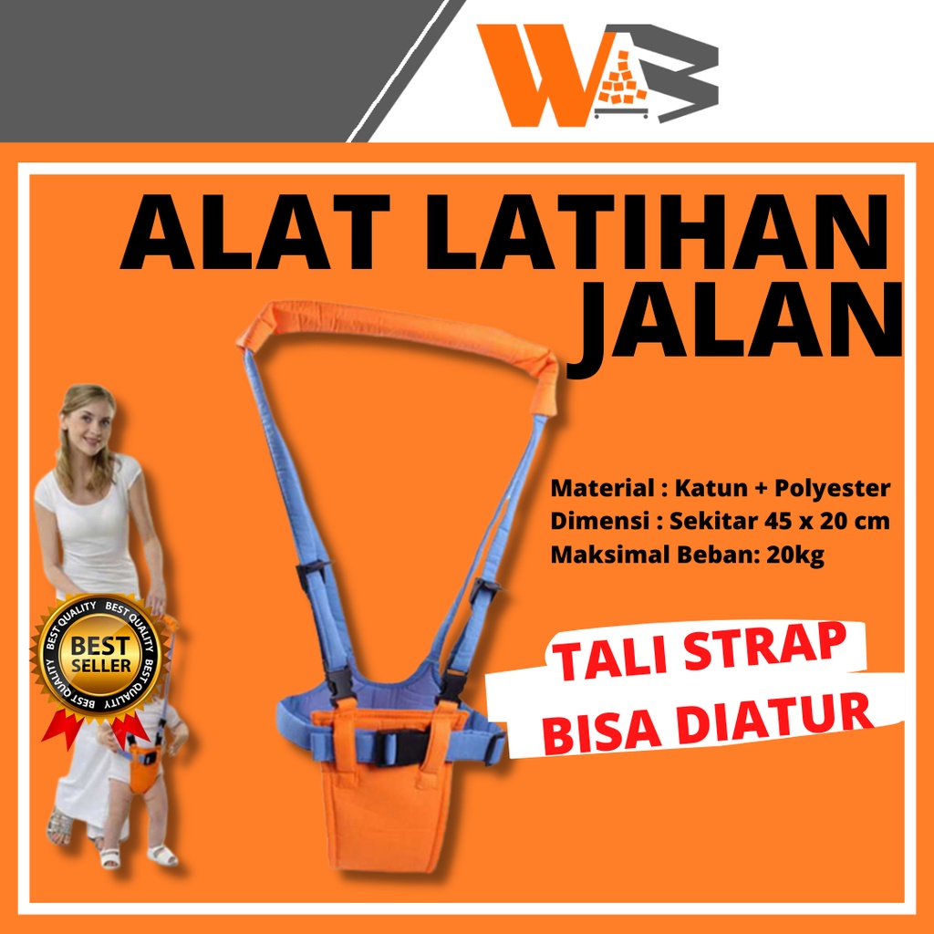 COD Alat Latihan Jalan Bayi Baby Moon Walker Assistant Harnesses Alat Bantu Jalan Bayi Anak Walking Assistant For Baby / Mother Care Walking Assistant