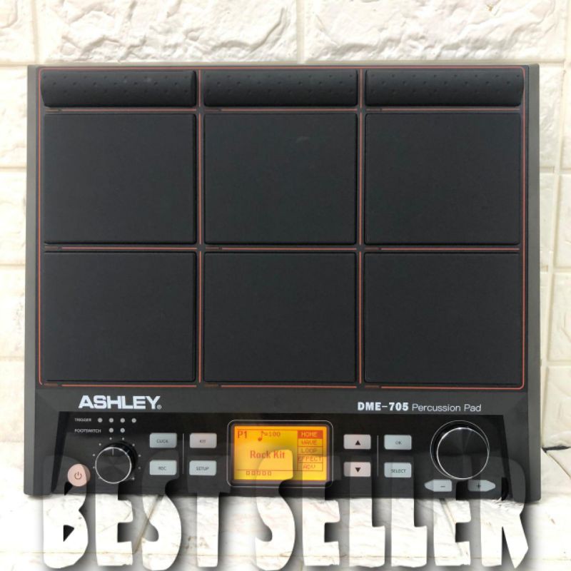Drum Elektrik ASHLEY Original DME750 Electric Percussion DME 705