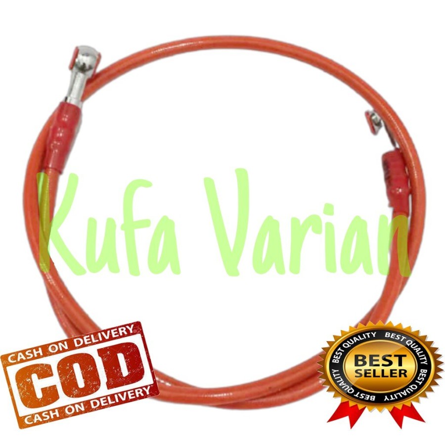 promo discount Kabel Selang REM depan Warna Depan Motor Ukuran 100 cm / 1 meter 60cm 0,6m meter 1.3meter 130cm Import Berkualitas HONDA YAMAHA SUZUKI KAWASAKI vario beat mio supra kharisma revo vega jupiter satria fu mx m3 fino genio click dll