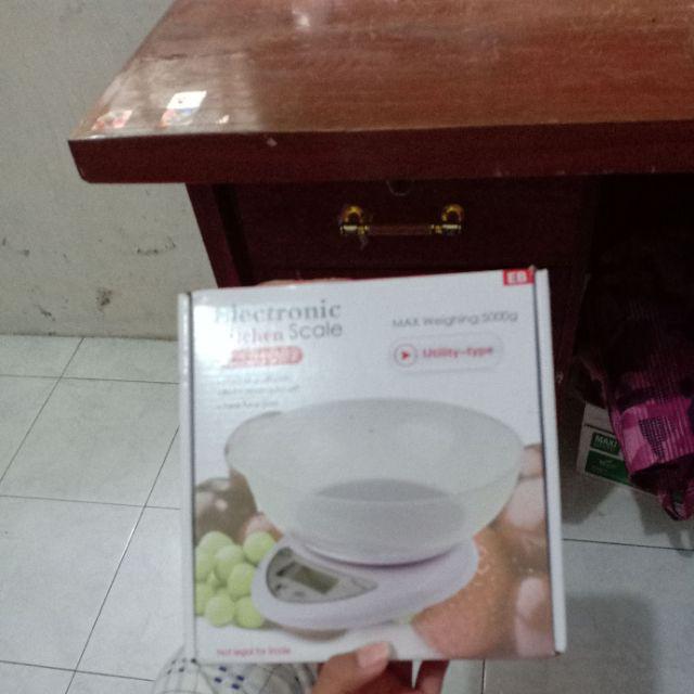 Timbangan Dapur Digital Mangkok Electronic Kitchen Scale - Putih