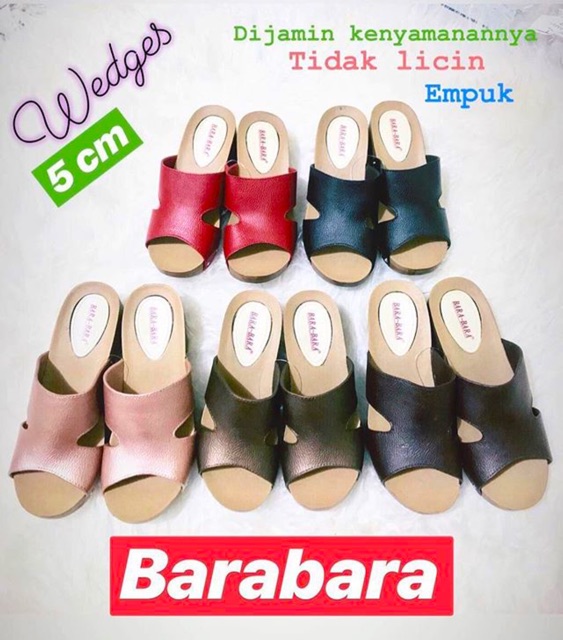 The Legend!!! BARA Wedges 5cm Import &amp; High Quality