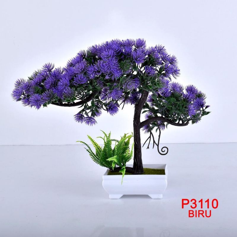 TF11/COD/P3110 ( 1kg bisa 10pcs ) BUNGA DEKORASI/BUNGA PLASTIK/TANAMAN ARTIFISIAL-BIRU