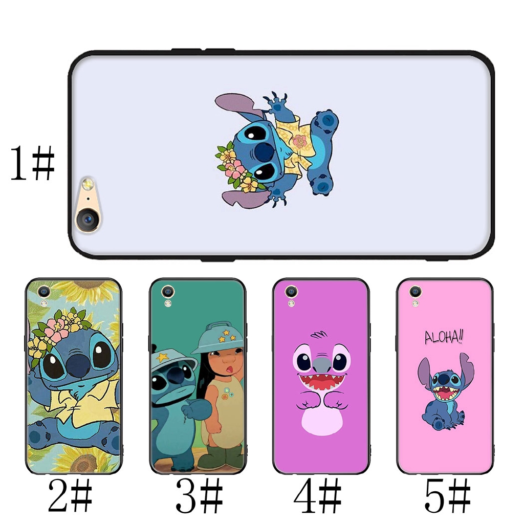 Case Hp Gambar Kartun Stitch Lucu Untuk Oppo A1 A5 A39 A59