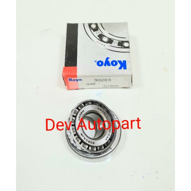 Bearing roda depan luar Hijet 1.0 30203 JR
